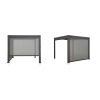 Roleta przeciwsłoneczna opuszczana 4M - Pergola tarasowa MIRADOR Classic i Premium 111 - Antracyt